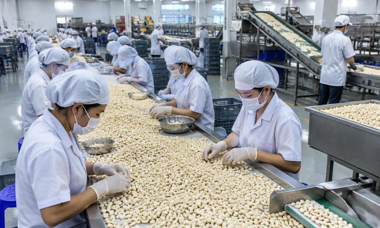 Cashew Nuts production in Vietnam
