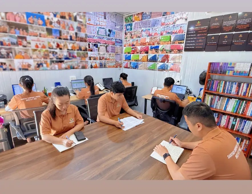 Santigo office team handling export documentation